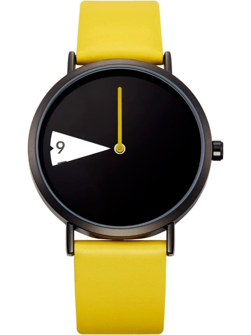 Women's Yellow Creative Ultra-Thin Strap Fashion Quartz Minimalist Wrist Watch